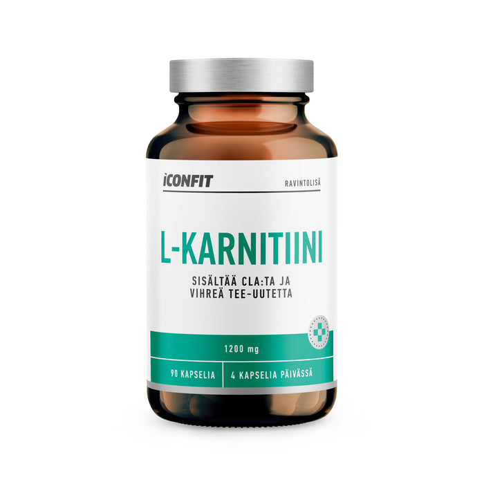 ICONFIT L-Carnitin med CLA og Grøn Te (90 kapsler)