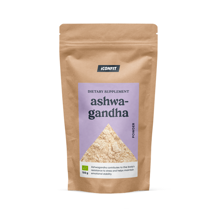 ICONFIT Bio-Ashwagandha-Pulver (150 g)