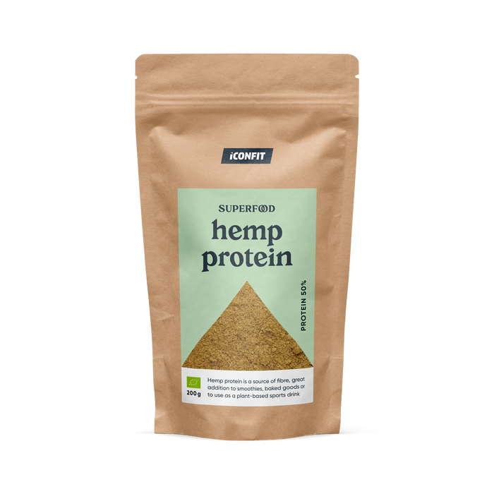 ICONFIT Superfoods Organic Hemp Protein 50% 200g