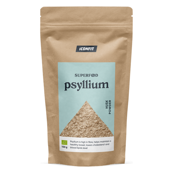 ICONFIT Organiczny Proszek z Łusek Psyllium (150g)