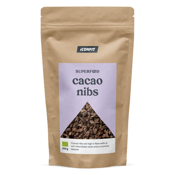 ICONFIT Organiczne Surowe Nibsy Kakaowe (200g)